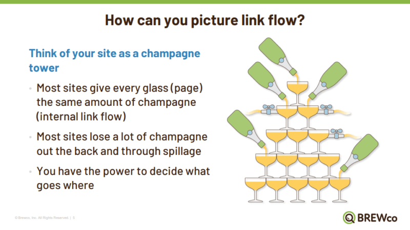 how to optimize internal link flow