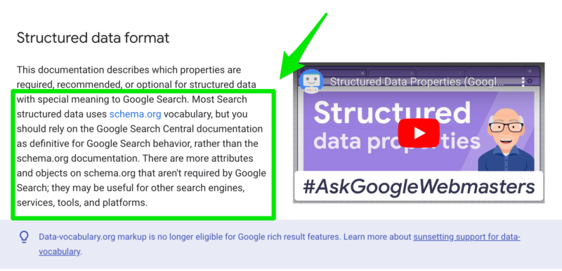 Use Google's documentation