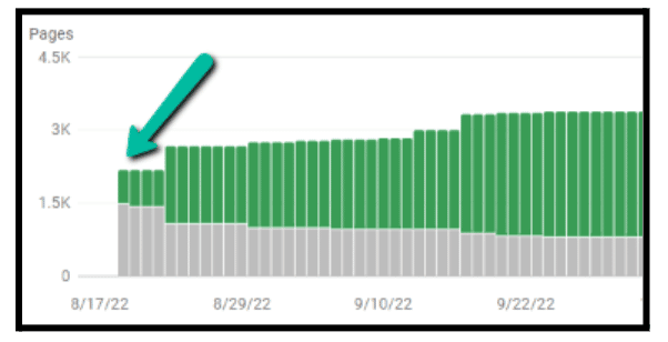 Programmatic SEO - Indexed pages