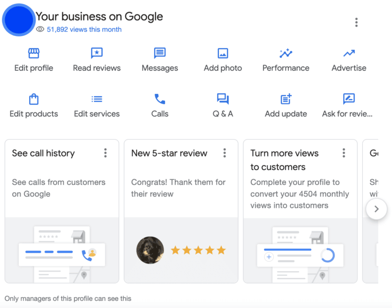 Google Business Profile New Merchant Experience