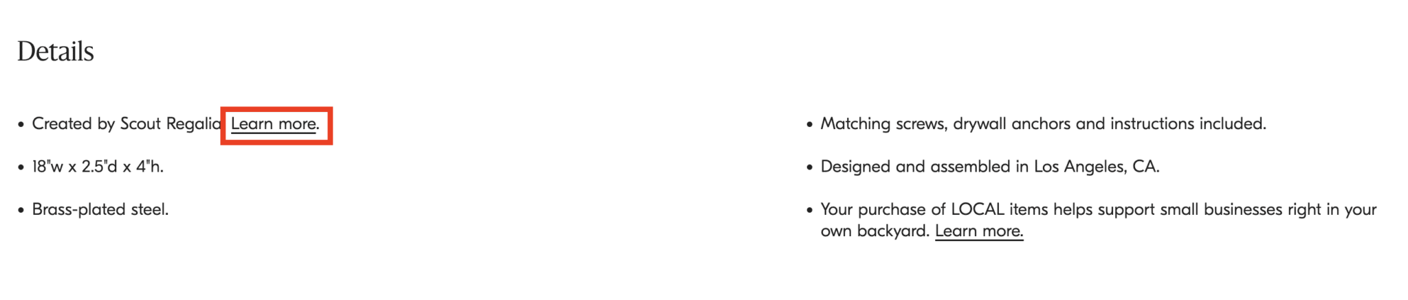 west elm product attributes