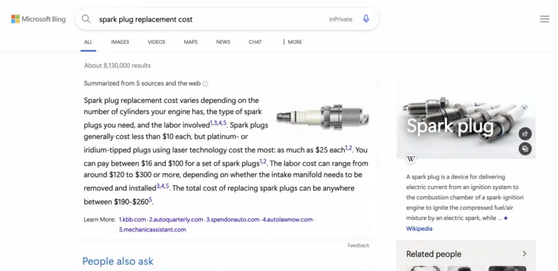 Spark Plug Replacement Cost New Bing Ai Summary 1677669816 800x389
